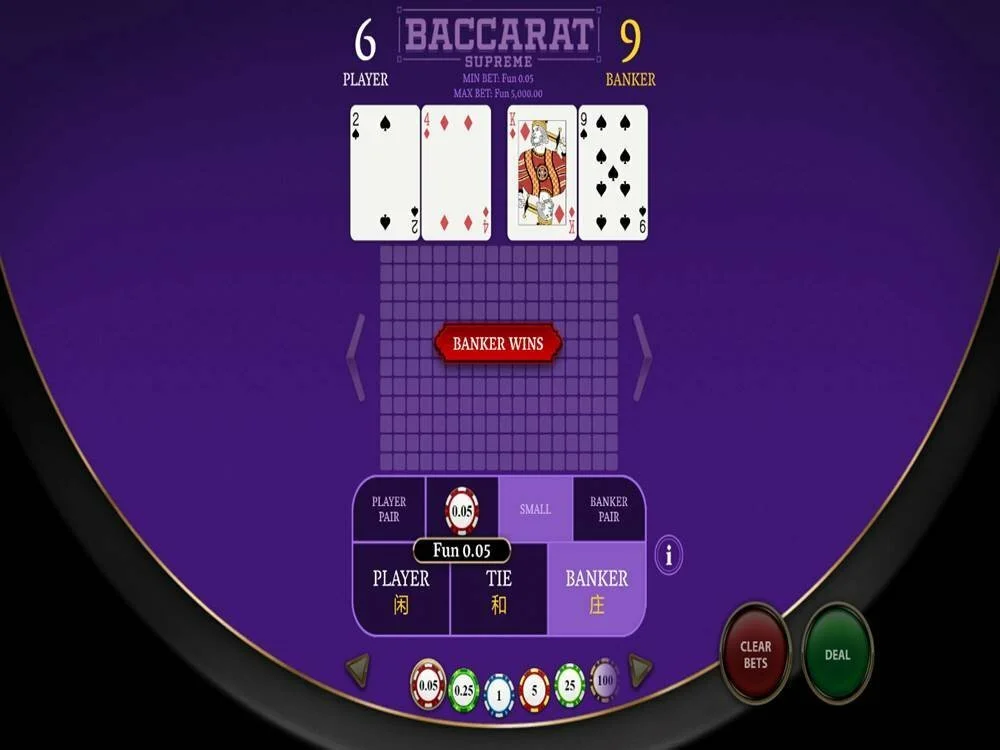 Baccarat Supreme Baccarat Supreme